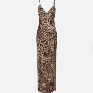Skims X Dolce Gabbana Silk Long Slip Dress